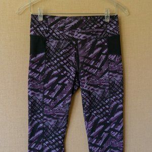 NY&C Purple Cropped Leggings